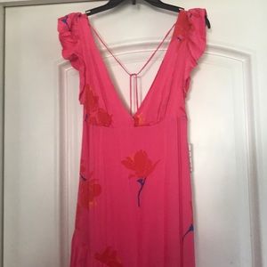 Hibiscus Pink Como Free People Dress